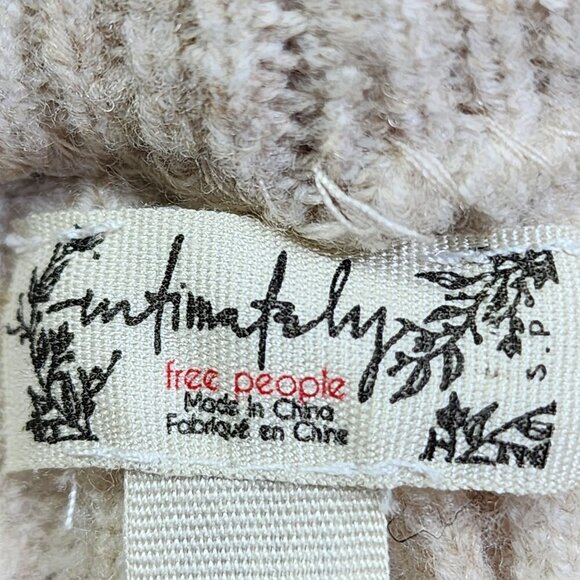 Free People Intimately Ribbed Knit Lounge Pants Beige S - Picture 3 of 9